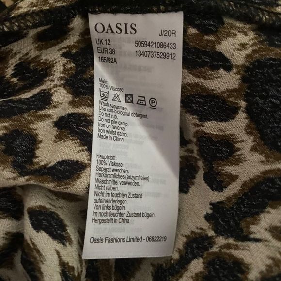 ⭐️Host Pick⭐️ 🆕 Oasis: US 8/UK 12: Leopard Print Midi Dress - Picture 15 of 15